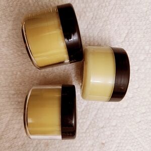 Cream and Brown Lip Gloss Balm Makeup